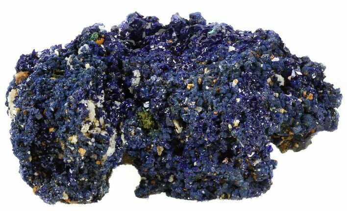 Sparkling Azurite Crystal Cluster - Laos #56057